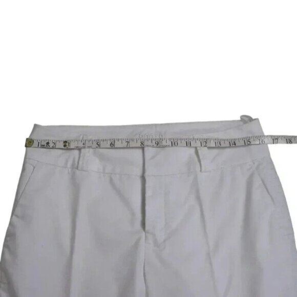 Roots Gold White Capri Pants Crop Size 0 - Picture 8 of 11